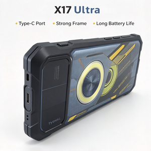 Teléfono inteligente X17 Ultra de alta calidad, gran éxito de ventas, con doble tarjeta SIM, resistente al agua, pantalla grande y rendimiento ultra fluido para juegos. - Product Image 6