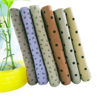 Tissu de flanelle imprimé 100% coton brossé à pois, étoffe chaude, respirant, Vintage, rétro, pour couture de robe, nouvelle collection hiver