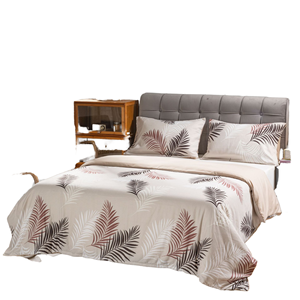 Indian Cotton Hand Block Printed Bedsheet and Pillowcase Set Artisan Floral Bedding for Home Decor Retail and Wholesale Supply - Product Image 1