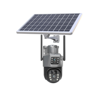 Caméra de sécurité solaire 4G Ubox MGTQQ001 en gros avec double objectif, vision nocturne Wi-Fi et batterie pour utilisation en extérieur