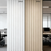 Panneau acoustique de 9 mm d'épaisseur, 1,22 m x 2,44 m, panneaux muraux décoratifs en fibre de polyester absorbant le son, isolation acoustique