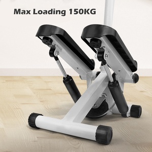 Nhà sử dụng phòng tập thể dục chân tập thể dục hình elip nhỏ Stepper Workout máy với tay lái và quả tạ LCD hiển thị tập thể dục bước - Product Image 4