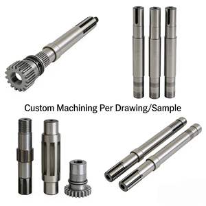 Customized CNC Turning Parts for <b>Machinery</b> High Concentricity Tolerance Trapezoidal Screw Linear Shaft 0.1mm-10mm - Product Image 2