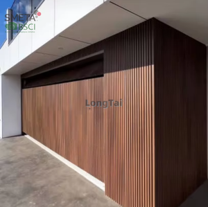 Porte de garage en bois massif Andexin, style vintage de luxe, idéale pour les projets immobiliers, vente directe - Product Image 4