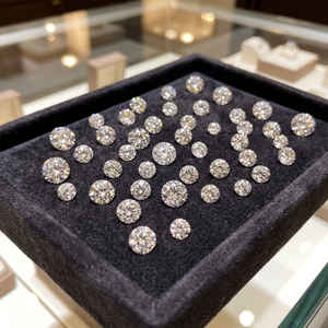 Diamant de laboratoire RRP 100% HPHT, taille brillant, 6,5 mm, 1 carat, clarté VVS1, couleur H, certifié IGI, percé au laser, diamant non monté - Product Image 3