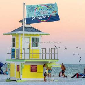 Drapeau personnalisé en polyester 3x5 pieds, prix de gros, vente chaude en Chine, avec design sur mesure pour la publicité extérieure - Product Image 5