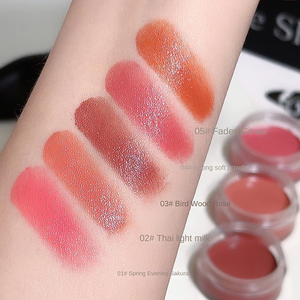 Maquillaje Facial Personalizado al por Mayor, Marca Privada, Lápiz Labial en Crema de 5 Colores, Paleta de Rubor Multiusos de Alta Pigmentación, Productos Cosméticos <span class=keywords><strong>Mini</strong></span> - Product Image 5