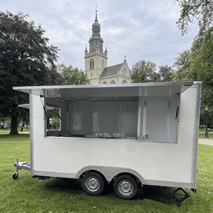 Carrito de Comida Móvil, Remolque de Cocina, Camión de Comida Totalmente Equipado, Camión de Té de Burbujas con Baño, Carrito de Hot Dogs - Product Image 1