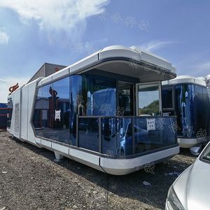 Cabaña de Hotel Tipo Cápsula Espacial de Aleación de Aluminio con Una Habitación y Amplio Espacio para Turismo al Aire Libre y Estadías Familiares - Product Image 1