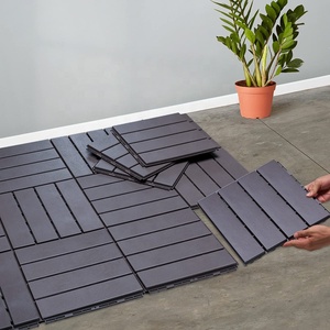 Baldosas de terraza entrelazadas de material PP con efecto madera para jardín, patio y paisajismo, 2 cm de grosor, modelo GA050134 - Product Image 5