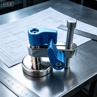 Étau magnétique auto-centrant en promotion, localisateur d'obus en acier à mâchoires parallèles de 50 mm, dispositif de positionnement magnétique CNC