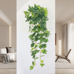 Plantas Artificiales <span class=keywords><strong>de</strong></span> Plástico, Enredadera Artificial para Decoración <span class=keywords><strong>de</strong></span> Paredes, Techo y Colgantes, Decoración <span class=keywords><strong>de</strong></span> Enredadera Larga <span class=keywords><strong>de</strong></span> Criptomera - Product Image 2
