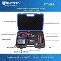 Kuntai Outils d'entretien de réparation spéciaux Jauge d'inspection de disque de frein de pneu de batterie de bougie d'allumage antigel pour l'utilisation de mécanicien de voiture