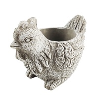 Petit pot à fleurs en ciment classique fait à la main pour la décoration du jardin et de la maison