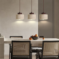 Wabi Sabi Droplight Jaune Pierre Suspension pour Restaurant Décor Long Chevet Salle À Manger Bureau Cuisine Îlot Éclairage Populaire