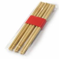Échantillon Gratuit Vente en Gros Fournitures Japonaises pour Sushi et Ramen Baguettes en Bambou Jetables Rondes 20,3 cm 100% Naturelles Écologiques