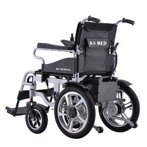 KSM-501P Cheapest Handicapped Folding Motorized Automatic Cheap Wheelchair Smart Drive Electric Wheelchair - Product Image 1