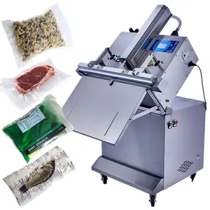 CE standard meat sausage external pumping vacuum sealing machine nitrogen vacuum sealer maquina de empaque al vacio