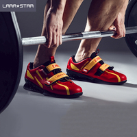 LS0080 Chaussures de Sport à Talon Haut pour Hommes, Nouvelles Chaussures d'Haltérophilie à Talon Haut Style Chinois Designer pour Exercice d'Été et Squats