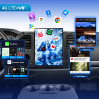 Radio Stereo Mobil Android 13,8 Inci untuk GMC SIERRA Chevrolet Silverado 2007-2012, Pemutar Multimedia Carplay, Navigasi GPS, 4G WIFI