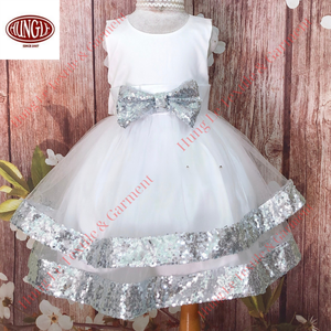 Fabricant de robe de soirée princesse de haute qualité pour filles avec paillettes de luxe - Product Image 1