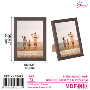 Cornice per foto in stile semplice fatto a mano 15*20CM cornice per foto di dimensioni 4 appesa in vetro decorazione per la casa decorazione per parete dipinta - Product Image 1