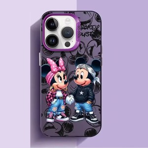Coque de téléphone portable pour filles, motif dessin animé mignon, impression UV, coque arrière rigide IMD pour iPhone 11 Pro, 12, 13, 14, 15 Plus, 16, 17 Pro Max, vente en gros - Product Image 2