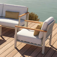 Neues Design Schönes Modernes Langlebiges Aluminium Garten-Sofa-Set Outdoor-Terrassenmöbel