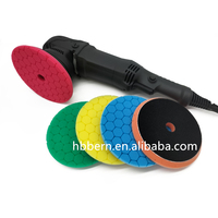 Disque de polissage en mousse de 5 pouces, tampons de polissage pour voiture haute densité, tampons de polissage et de lustrage DA RO