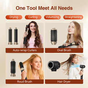 Multi Styler 8 In 1 Smart Hair Dryer With Auto Curling And Straightening Function For Hair Styling - Product Image 5