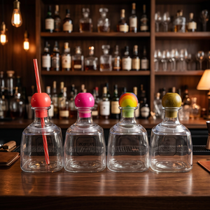 375ML <b>Plastic</b> Tequila <b>Plastic</b> Bottle Drinking <b>Cup</b> and Vessel - Product Image 1