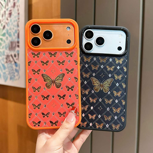 Cover Lusso Diamantata con Glitter <span class=keywords><strong>Oro</strong></span> a Farfalla per <span class=keywords><strong>iPhone</strong></span> 17 <span class=keywords><strong>Pro</strong></span> <span class=keywords><strong>Max</strong></span> 14 15 16 Plus e Samsung S26 Ultra - Product Image 6