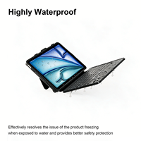 Housse de clavier robuste pour tablette, hautement étanche, avec connexion à démarrage immédiat