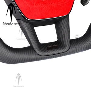 Volante de Fibra de Carbono para Audi <span class=keywords><strong>A6</strong></span> A7 A8 RS6 RS7 RS8 S6 S7 A3 A4 A5 S1 S3 S4 S5 RS3 RS4 RS5 Q3 Q5 Q7 C8 C7 C6 Q8 - Product Image 3
