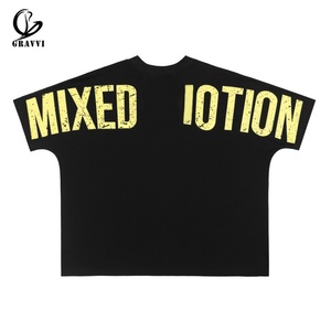 Custom Streetwear Graphic Oversized Vintage Silk Screen Print Hip Hop <b>Grunge</b> Washed Cotton Summer Casual Boxy <b>T</b> <b>Shirt</b> for Men - Product Image 2