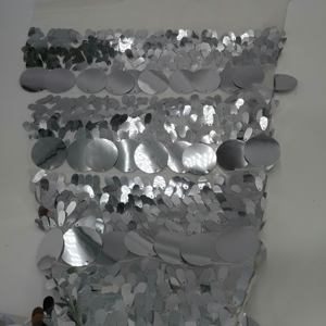 Red de Lentejuelas de Plástico para Tela de Vestidos Metálicos - Product Image 5