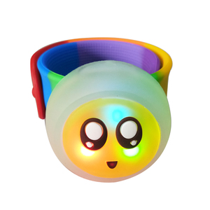 2019 celebration decoration multicolor LED glowing bracelet Led slap band - Product Image 5