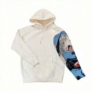 Sudadera con Capucha Personalizada para Hombre, Estilo Urbano, Tejido Grueso, Estampado de Anime, Talla Grande, para Primavera - Product Image 3