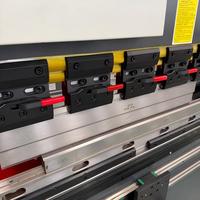 Prensa Plegadora Hidráulica CNC con Sistema Delem, Máquina de Plegado de Chapa Metálica Segura para Producción Continua en Taller