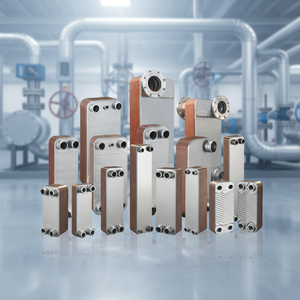 Échangeur de <span class=keywords><strong>chaleur</strong></span> à plaques brasées en cuivre SS304 SS316L pour CVC, évaporateur, <span class=keywords><strong>condenseur</strong></span>, usine OEM industrielle - Product Image 2