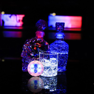 Vasos de Plástico Duraderos con Luces LED de Colores, Pegatinas <span class=keywords><strong>para</strong></span> Botellas, Posavasos, Gran Venta, Navidad, Discoteca, Fiesta - Product Image 2