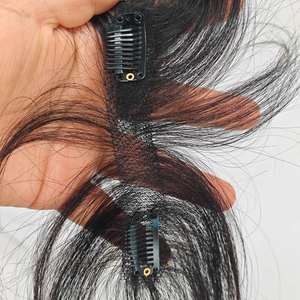 Nueva moda y venta caliente <span class=keywords><strong>Cabello</strong></span> Remy virgen humano <span class=keywords><strong>de</strong></span> alta calidad Fácil <span class=keywords><strong>de</strong></span> usar Color <span class=keywords><strong>natural</strong></span> Parte central <span class=keywords><strong>Cabello</strong></span> fetal y flequillo - Product Image 4