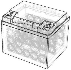 Batteria agli ioni di litio Bms integrata Oem LiFePO4 12.8v 30 ah 42ah 54ah batteria ricaricabile agli ioni di litio 12v 42ah - Product Image 2