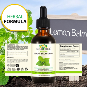 Gotas de Balsamo de Limón SOLOTREE, Fabricante OEM, Suplemento Herbal para Hombres, Energía, Calma, Concentración, Fórmula Personalizada, Marca Privada - Product Image 2