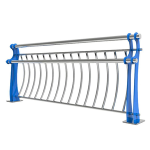 Barandilla de Seguridad Urbana para Caminos Municipales, Barrera de Seguridad para Peatones con Postes de Acero Curvos para Aceras de Calles Urbanas - Product Image 2