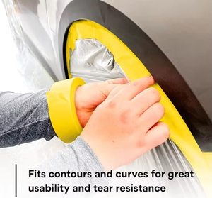 Jinghe Meilleure vente de ruban de masquage de <span class=keywords><strong>peinture</strong></span> de voiture simple face 18mm/48mm papier crêpe longueur 50m avec adhésif en caoutchouc pour supérieur - Product Image 3