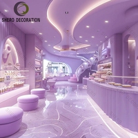 Meubles de café, design personnalisé, vitrine de boulangerie
