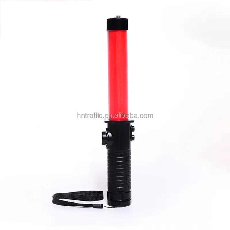 Fornitore di ABS Handheld Traffic Beacon Wand White yellow red LED Traffic Baton