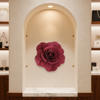 Grandes fleurs en mousse colorées, grandes décorations murales artificielles en PE EVA, fleurs en papier pour mariage, fête, toile de fond de maison, personnalisables