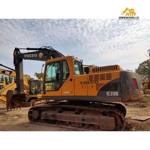 รถขุดตีนตะขาบ Volvo EC210 ของแท้จากเกาหลี น้ำหนัก 21 ตัน อายุการใช้งานยาวนาน รถขุดไฮดรอลิกมือสองที่เชื่อถือได้สำหรับงานโครงสร้างพื้นฐาน - Product Image 1